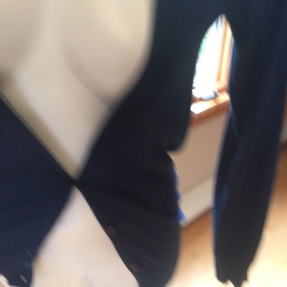 Navy open cardigan - Picture 8 of 13